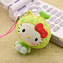 Sanrio Hello Kitty Fruit Melon Squishy Strap