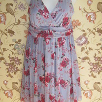 Lavender Floral Dress