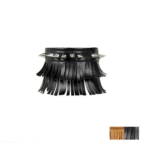 Fringe Leather Bracelet