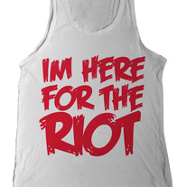RIOT Tank white/red