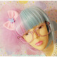 PRE-ORDER Two-Tone Split Cotton Candy Lavender/Mint Sweet Lolita  Wig Set - Thumbnail 4