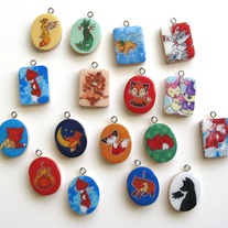 Art Tile Charms- 23 choices