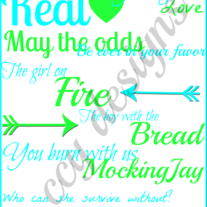 Hunger games subway Art
