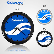 GIANT Bike Team Extreme Sport Wall Clock