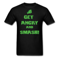 Get Angry And Smash! Mens T Shirt S-XXL