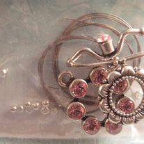 Jewelry making kit/Light Rose