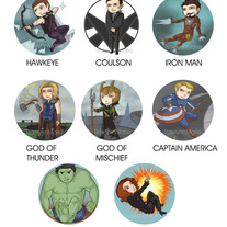 AVENGERS P2 (Single Button)