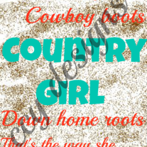 Country Girl 8x10 print