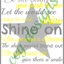 Shine project subway art