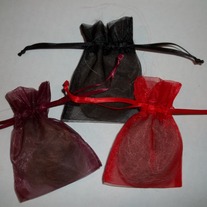 Live Wolf Fur in Organza Pouch