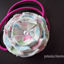 (on sale!) petal headband in pretty birdcages