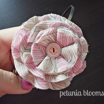 (on sale!) petal headband in pink leaves