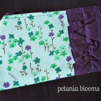 (on sale!) pretty ruffled clutch