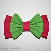 Watermelon Double Bow