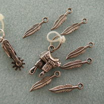 Cowboy Treasure charms
