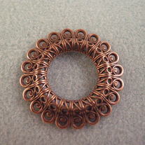 35mm Filigree finding