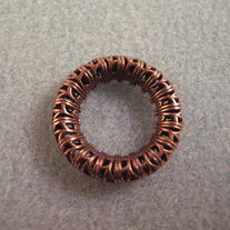 23mm Filigree round/copper