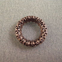 23mm Filigree round/silver