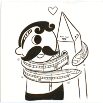 DC Rider Original Art: High Speed Hug