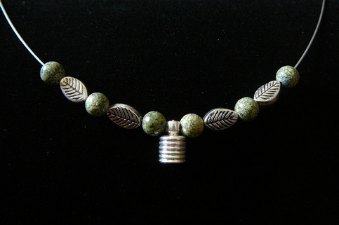 Personalized Rice Writing Necklace -- Nature's Simplicity