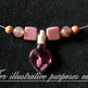 Personalized Rice Writing Necklace -- Nature's Simplicity - Thumbnail 2