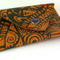 Henna Wallet in Orange