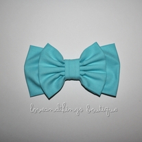 Beachy Blue Double Bow