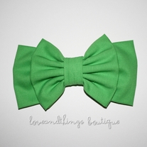 Grass Green Double Bow