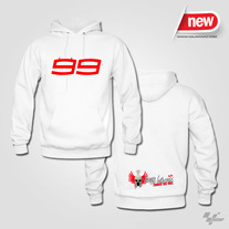 Jorge Lorenzo X-Fuera MotoGP #99 Hoodie Sweats White
