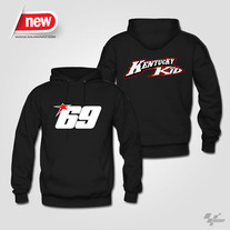 Nicky Hayden Kentucky Kid MotoGP #69 Hoodie Sweats Black