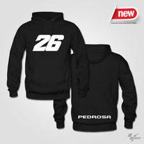 Dani Pedrosa MotoGP #26 Hoodie Sweats Black