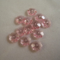 8mm Flower /Light Rose