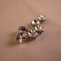 6mm Roundelle/Light Sapphire
