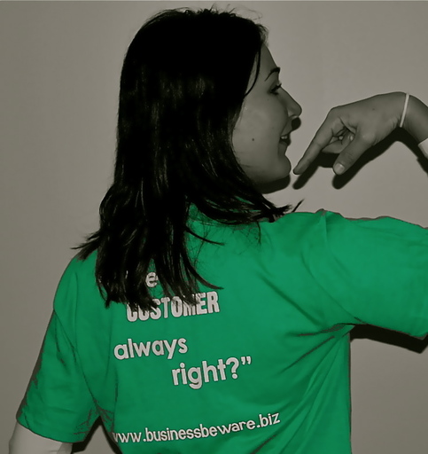 "Is The Customer Always Right?" Green Tee