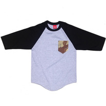 CAMO POCKET RAGLAN