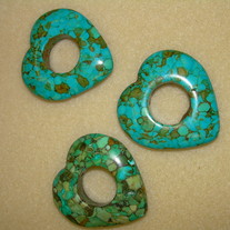 Mosaic Turquoise ~ heart