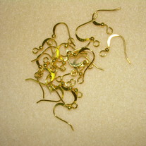 Earring wires ~ gold