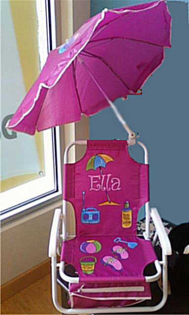 Beach Chair with Umbrella