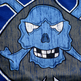 Skully Spade T-Shirt - Mens - Blue - Thumbnail 1