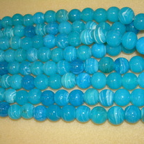 Teal Glass ~ Round