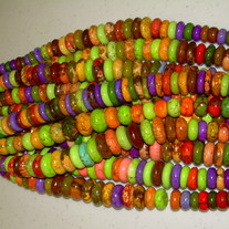 Multicolored Howlite ~ Graduated
