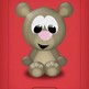 B is for Bear - Giclee Art Print 8 in x 10 in - Thumbnail 2
