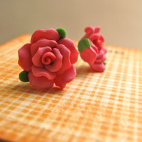 Abi's rose studs 