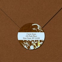 Set of 20 Round Thank You, Wedding Favor, Address Labels or Business Labels