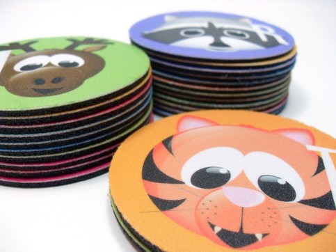 ABC Animal Drink Coasters - Set of 26