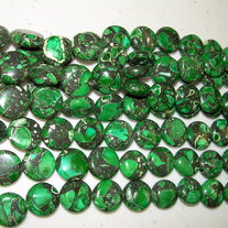 Green Mosaic Coin