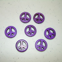 Peace Sign ~ Small Purple