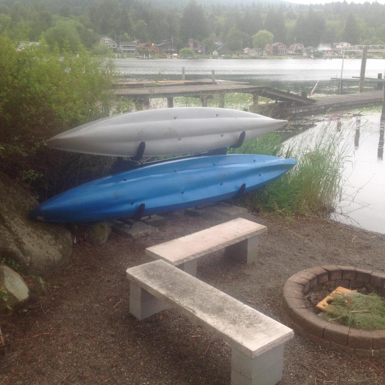Heavy Duty Metal Kayak Freestanding Storage Rack | Indoor 