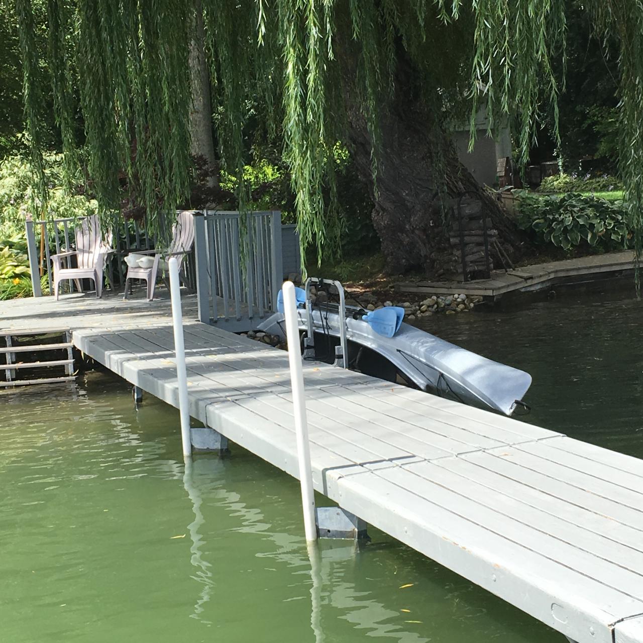 Kayak Dock Rack Aluminum Waterside Storage