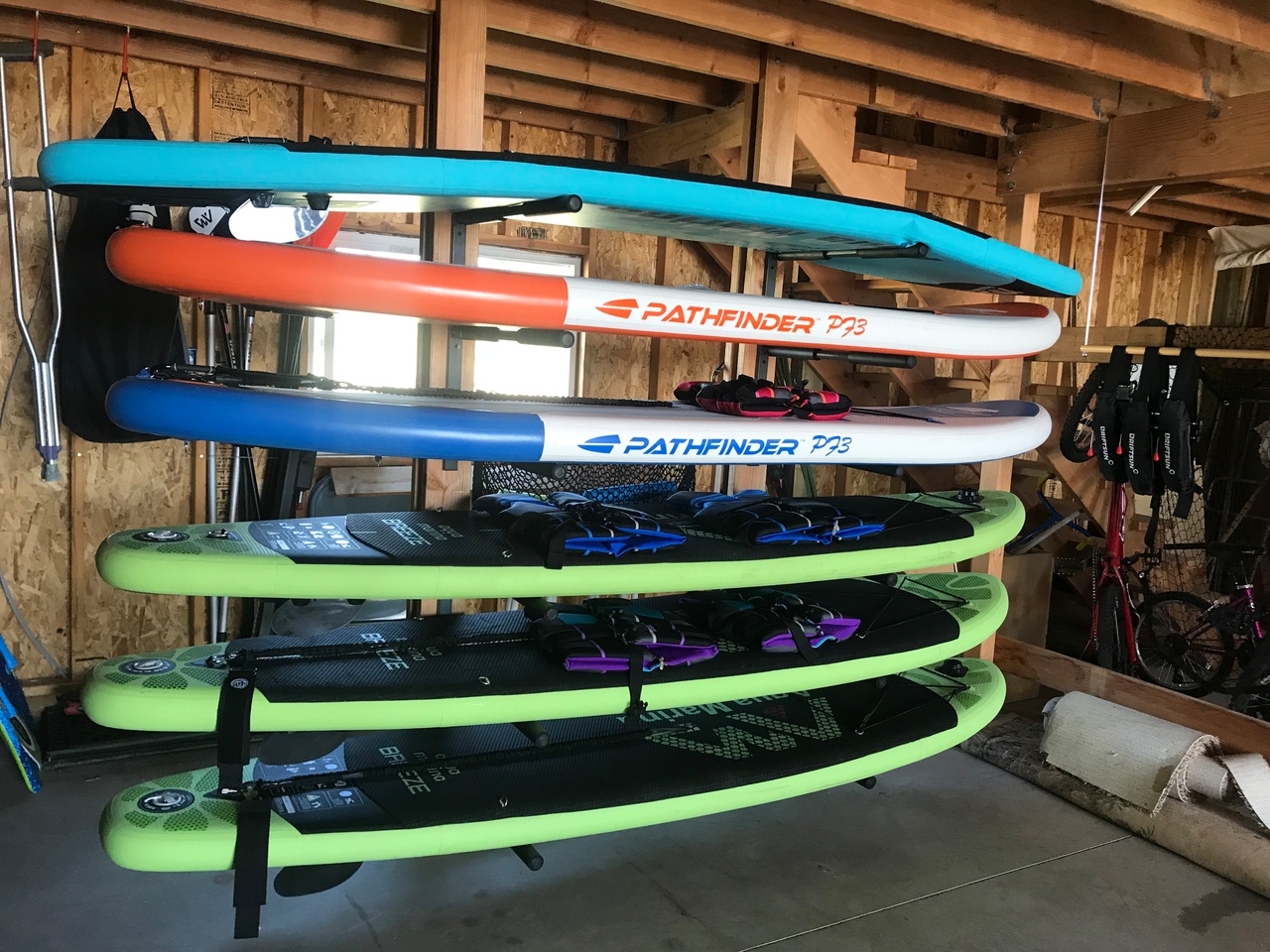 Standup Paddleboard Wall Storage Rack